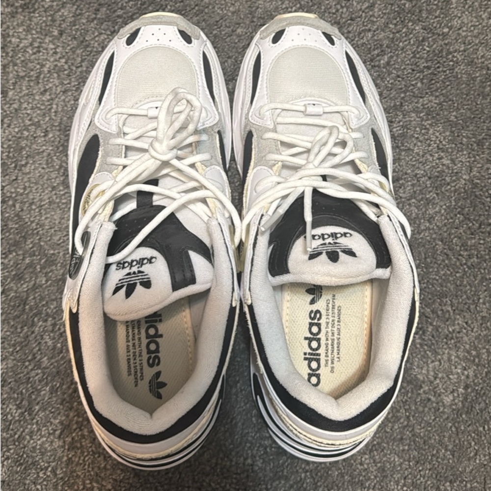Adidas women’s White and Black Sneakers